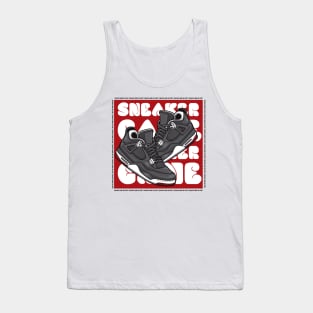 AJ 4 Retro Bred Sneaker Art Tank Top